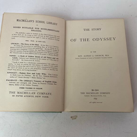 1897 The Story of the Odyssey By Rev. Alfred J Church, MA - Picture 7 of 11
